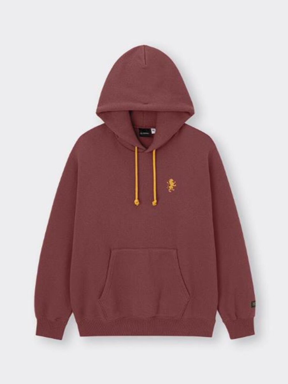 GU Men's Heavy Weight Sweat Hoodie Harry Potter Size S In Wine